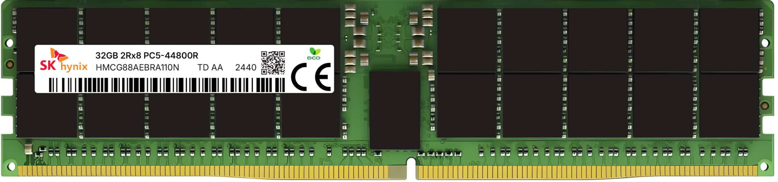 HMCG88AEBRA110N SK Hynix 32GB DDR5-5600 ECC RDIMM 2Rx8 1.1V Memory