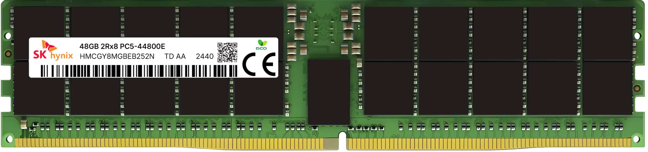 HMCGY8MGBEB252N SK Hynix 48GB DDR5-5600 ECC UDIMM 2Rx8 1.1V Memory